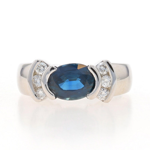 18 Karat Art Deco Diamonds White Gold Bow Ring, 1920s for sale at Pamono